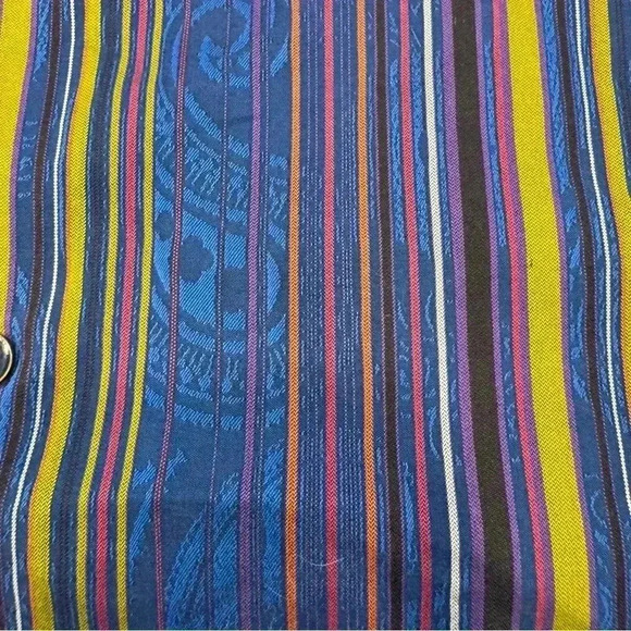 Robert Graham men’s striped & paisley button down shirt size large - Picture 5 of 11